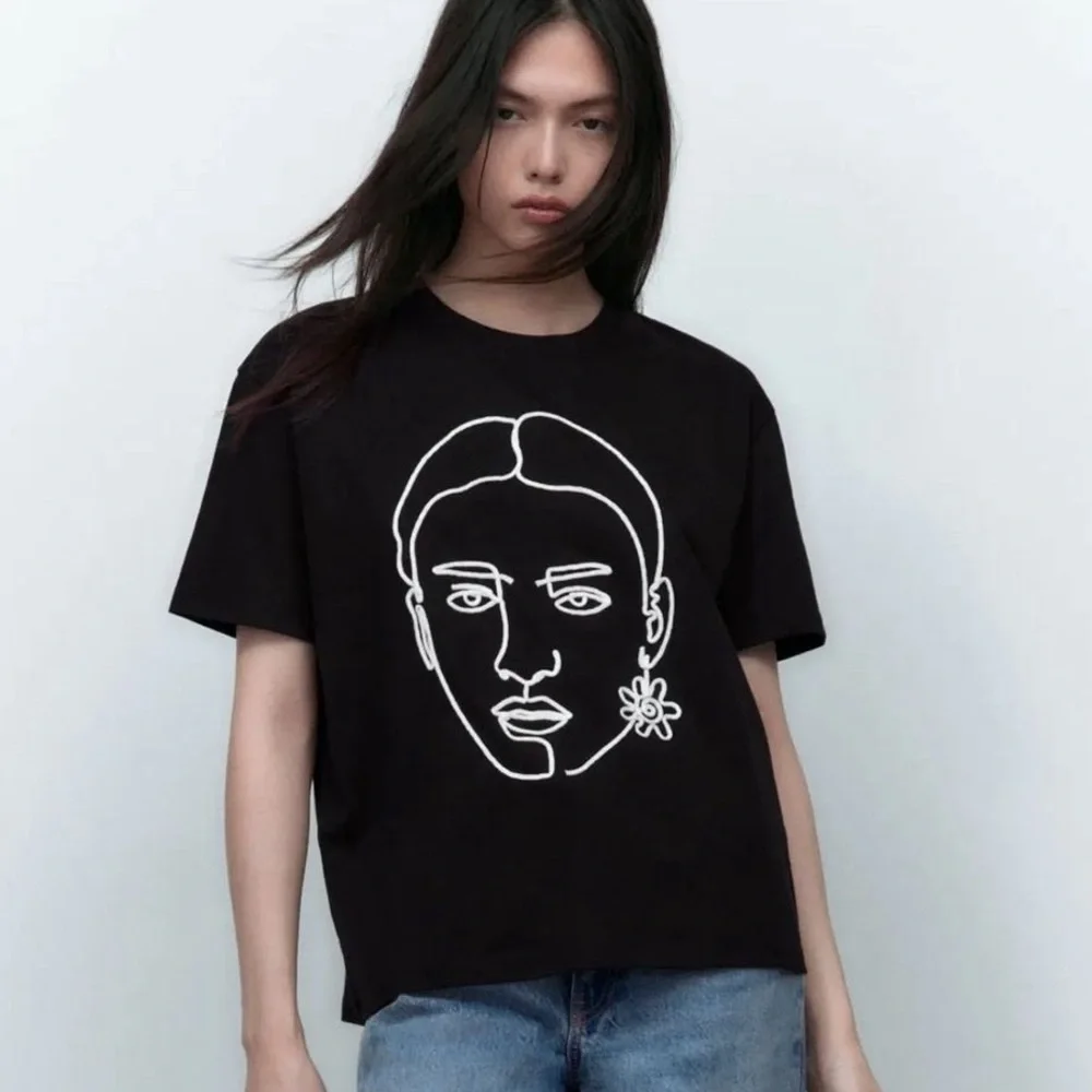 🟠 NWT ZARA TEE SIZE SMALL - Picture 2 of 6